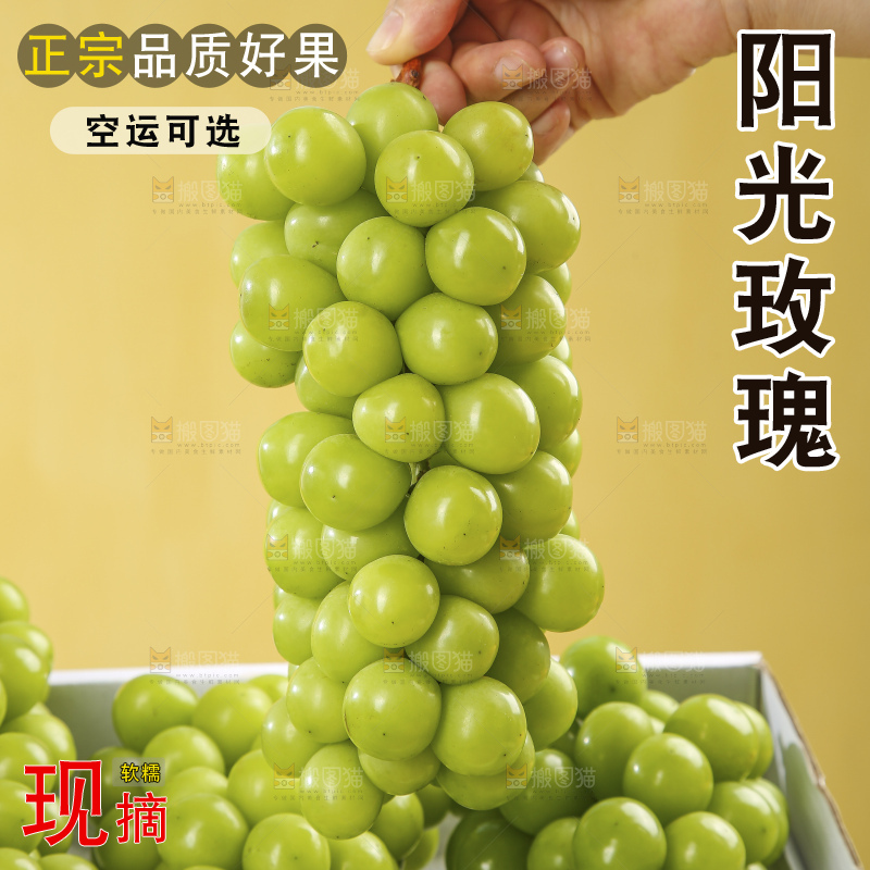 浅底上的阳光玫瑰青提