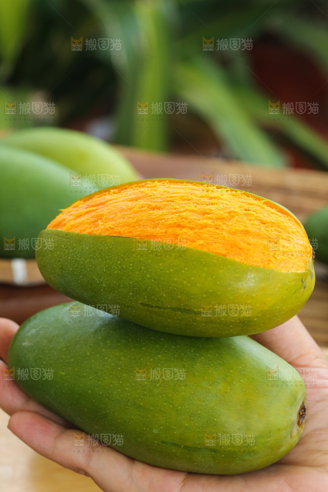 深底上的椰香芒