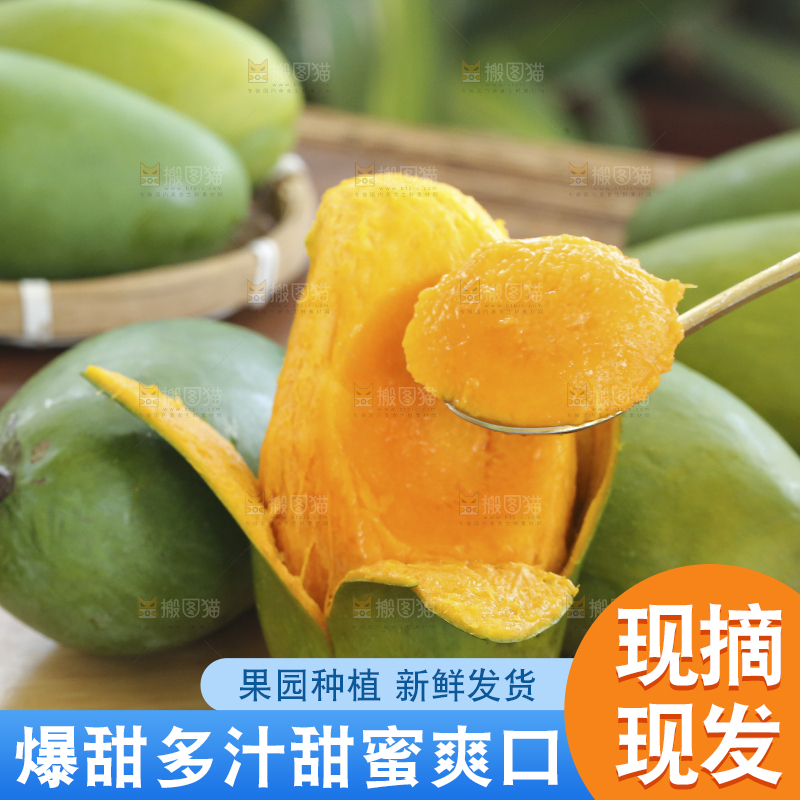 深底上的椰香芒