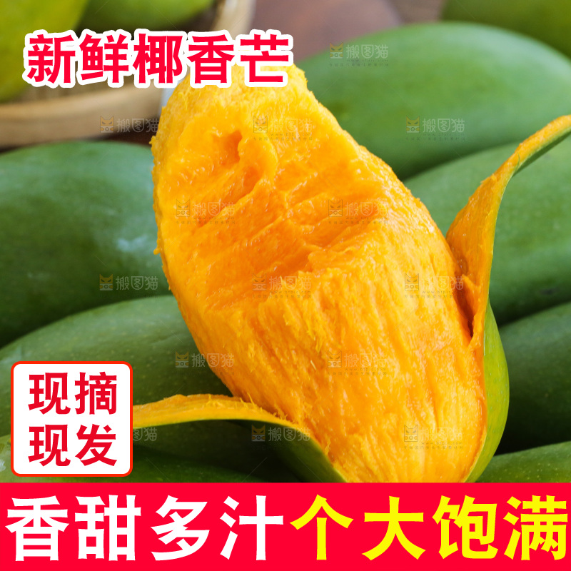 深底上的椰香芒