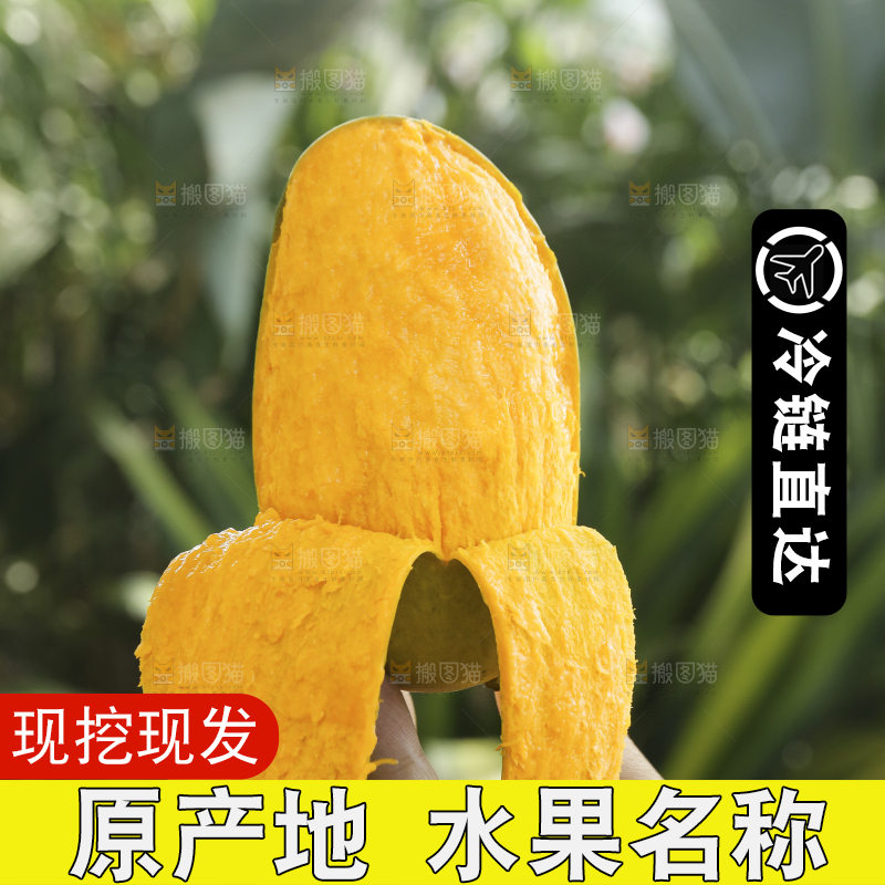 手里拿着椰香芒