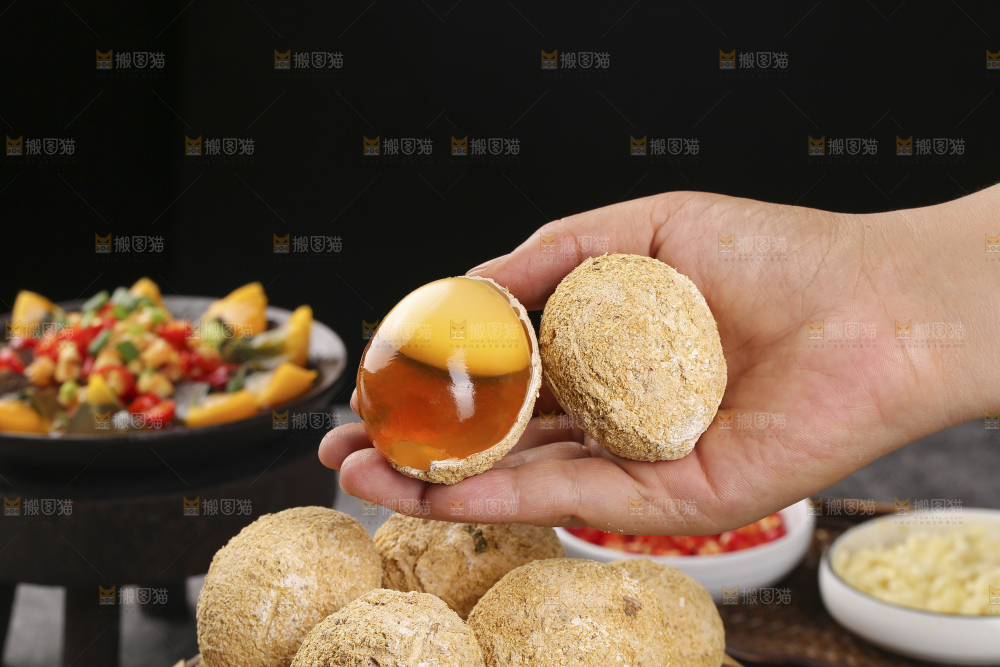 深底上的变蛋