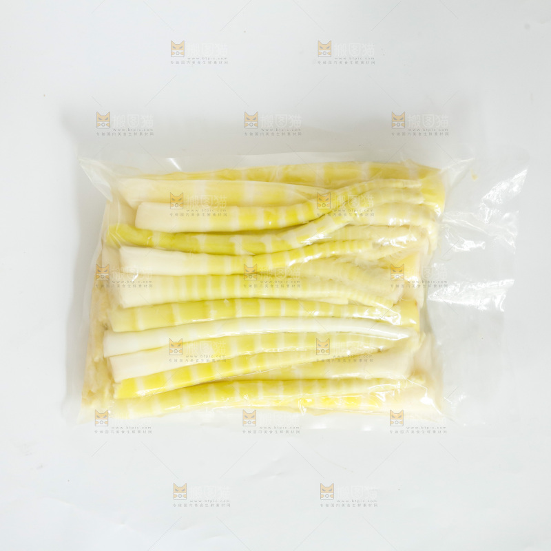 白底上的清水笋
