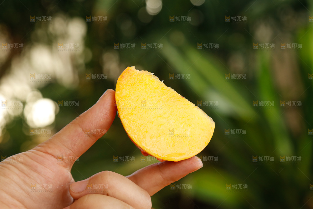深底上的黄油蟠桃