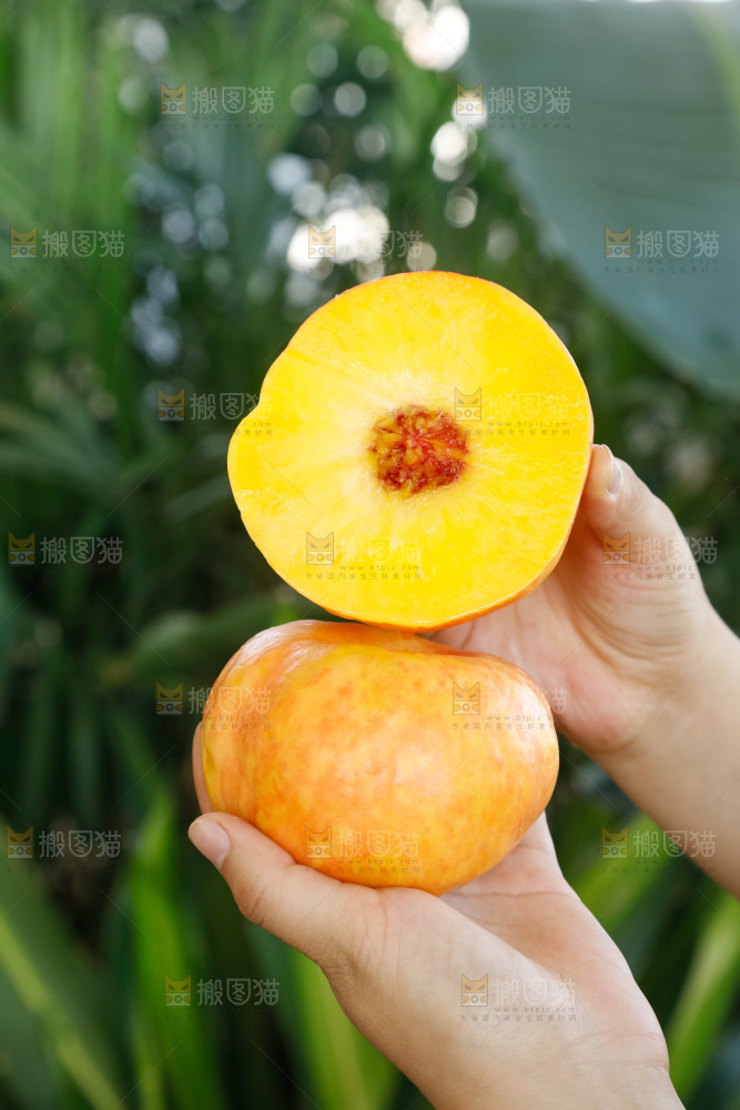 深底上的黄油蟠桃