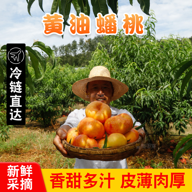 手里拿着黄油蟠桃
