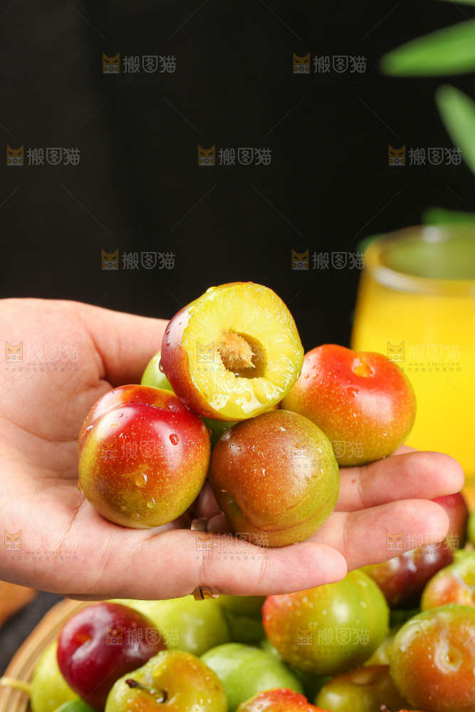 深底上的半边红脱骨李