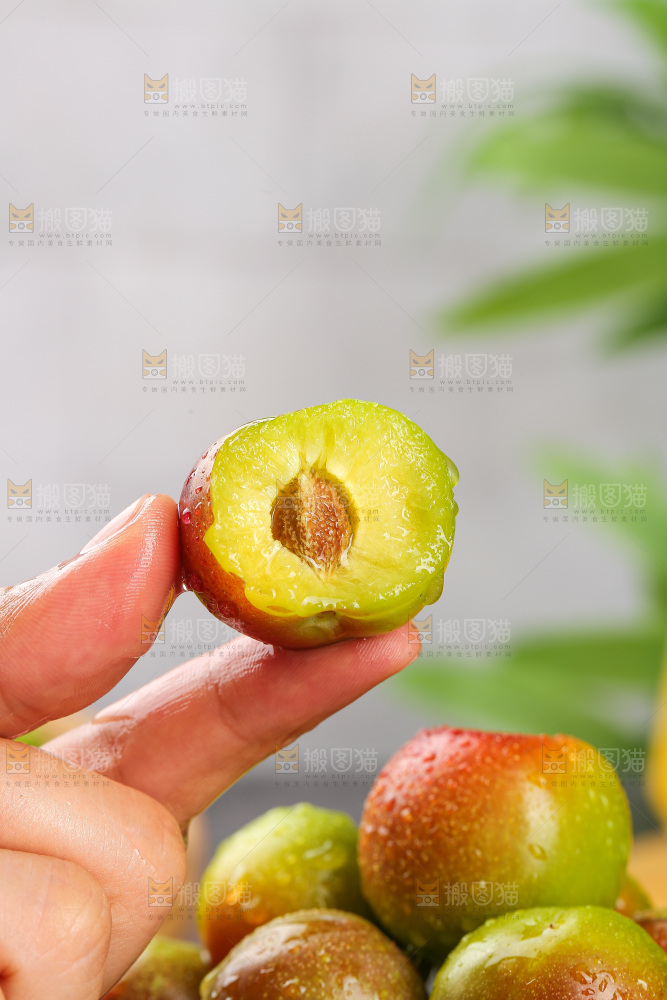 深底上的半边红脱骨李