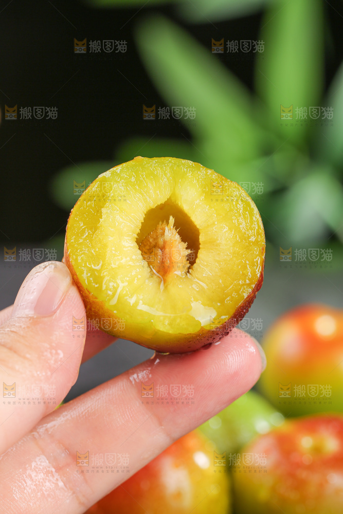 深底上的半边红脱骨李