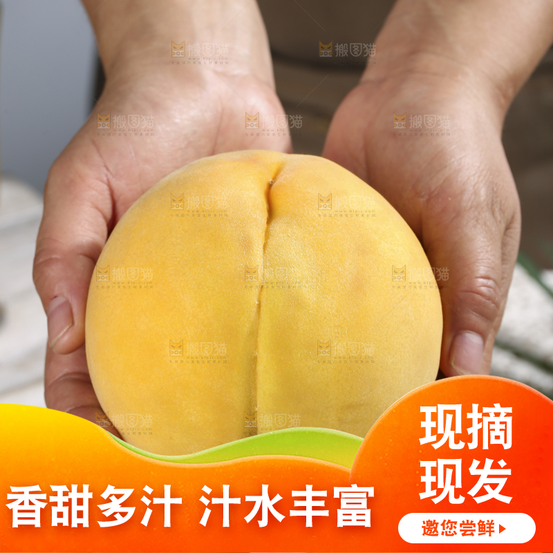 浅底上的奉贤黄桃