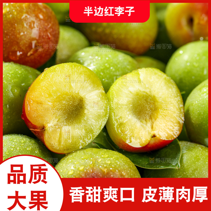 木底上的茵红脱骨李