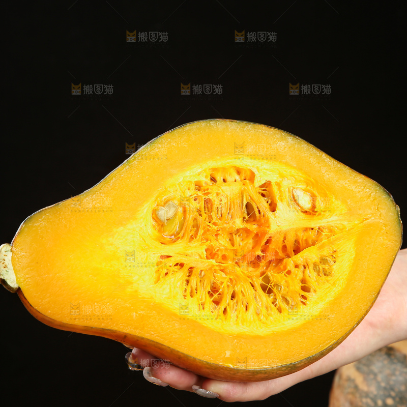 木底上的香芋南瓜