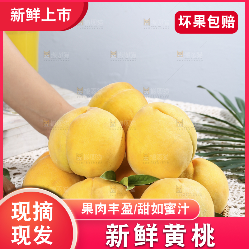 浅底上的奉贤黄桃