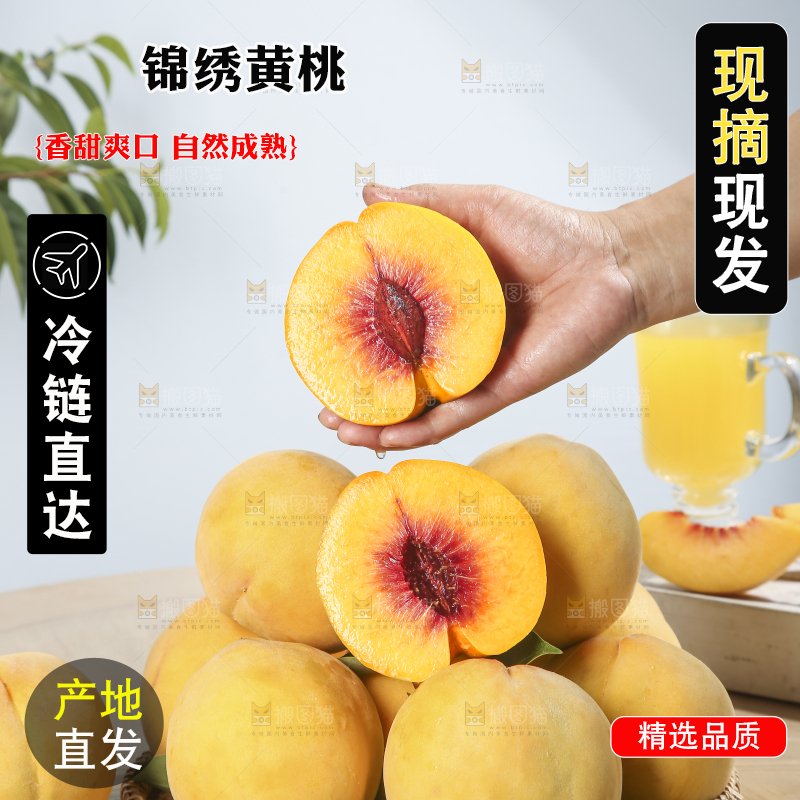 浅底上的奉贤黄桃