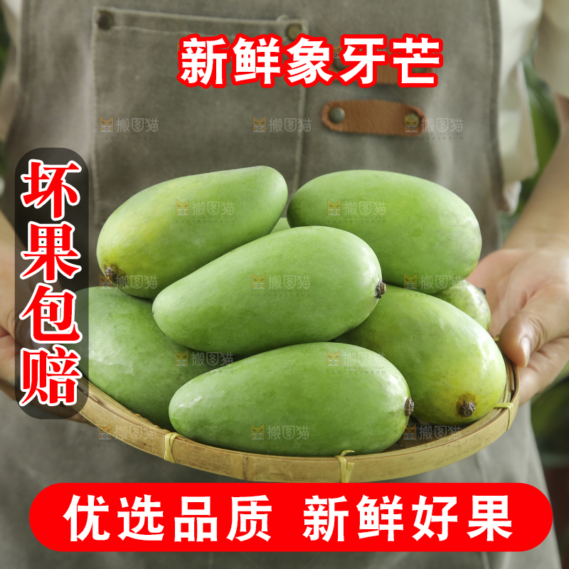 手里拿着象牙芒