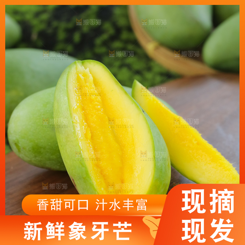 木底上的象牙芒