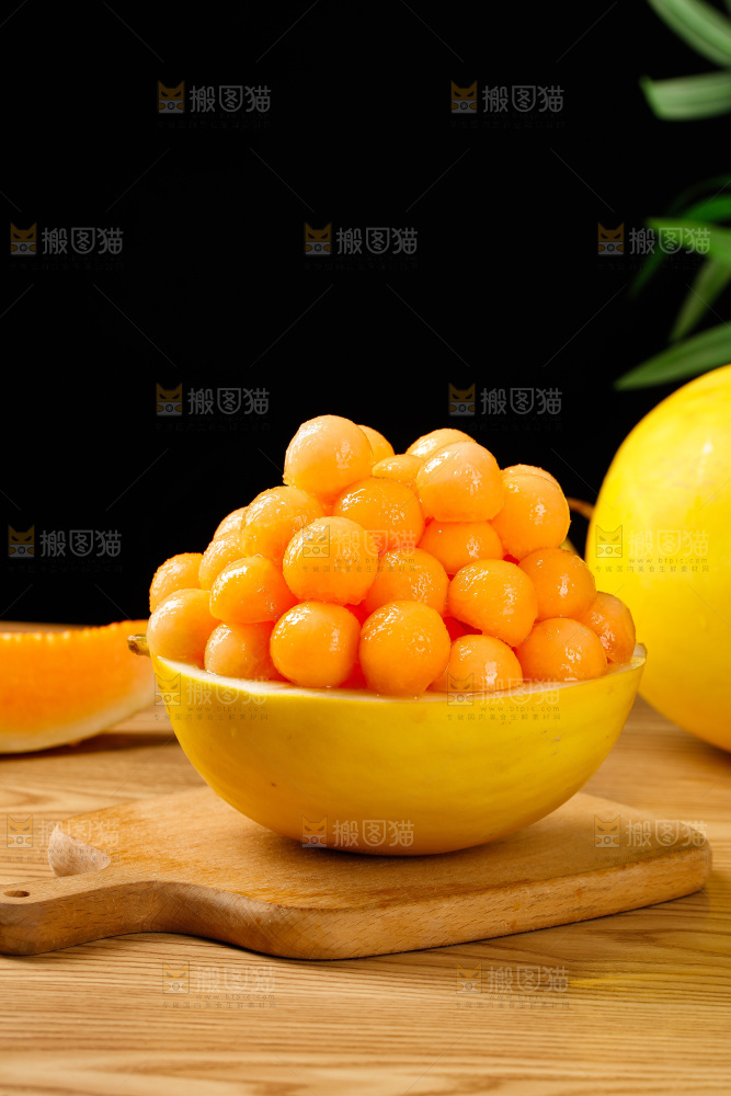 木底上的黄河蜜瓜