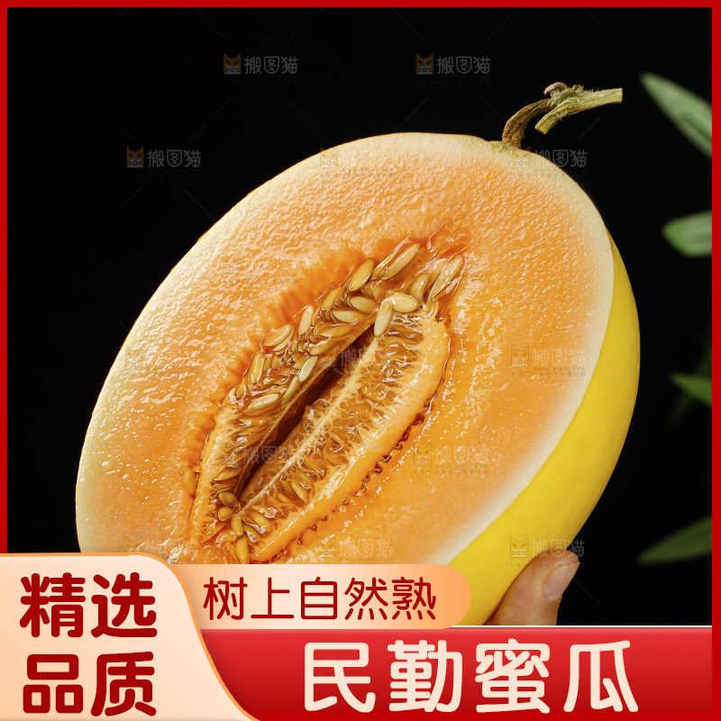 木底上的民勤蜜瓜