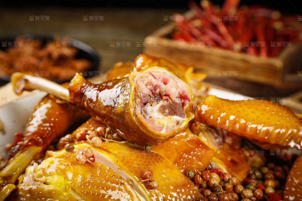 深底上的椒麻鸡
