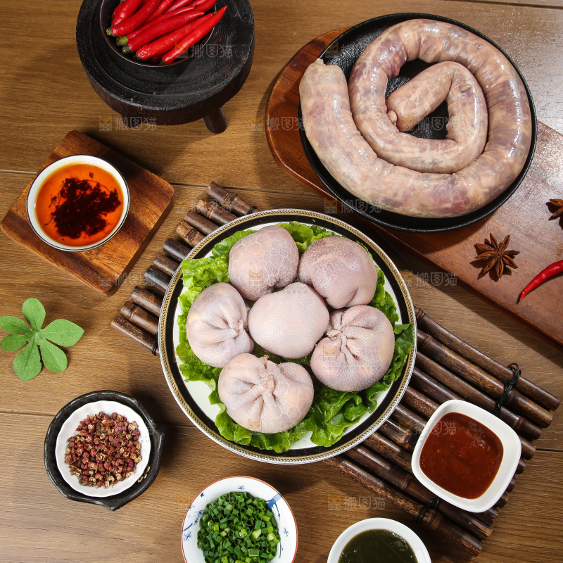 木底上的肚包肉