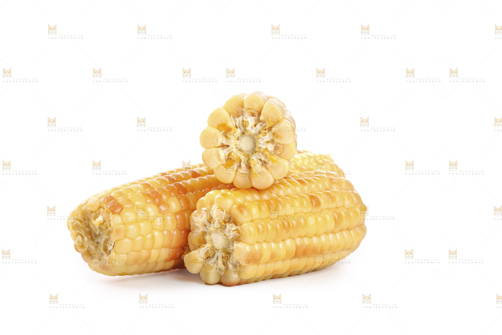白底上的花糯玉米