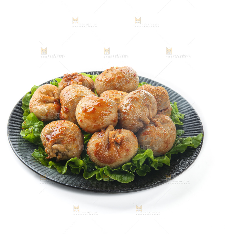 白底上的肚包肉
