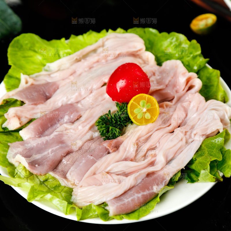 深底上的鸭食管