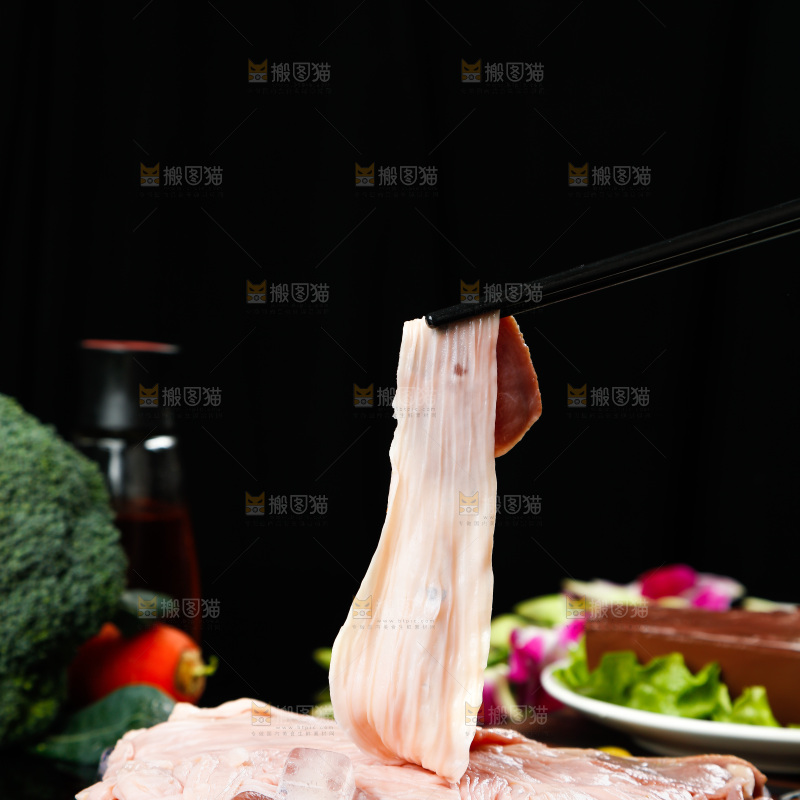 深底上的鸭食管
