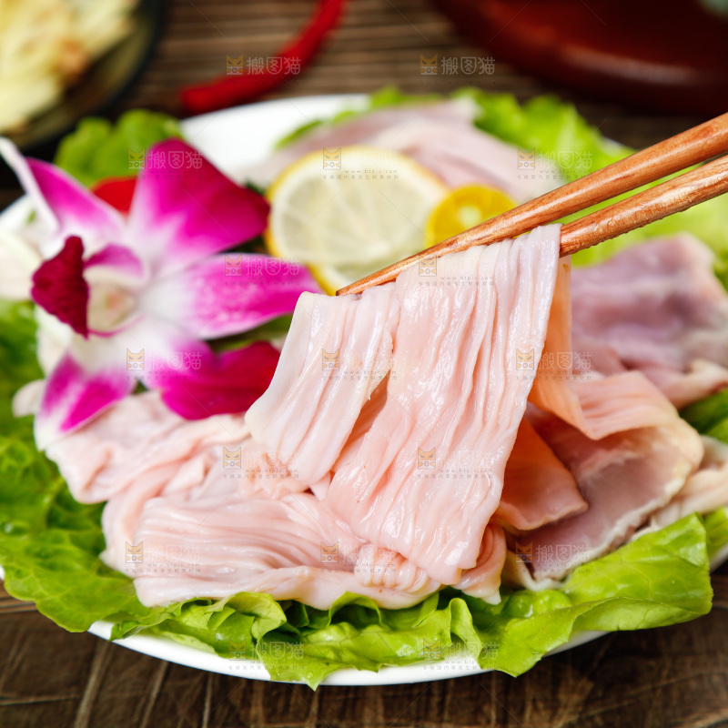 深底上的鸭食管