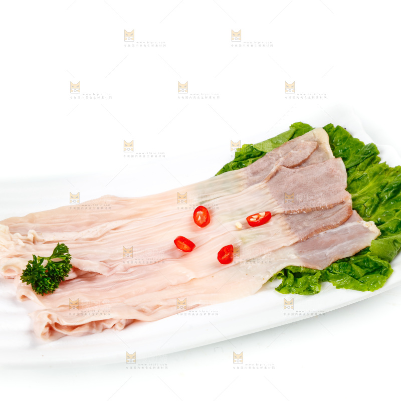 白底上的鸭食管