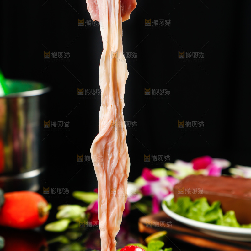 深底上的鸭食管