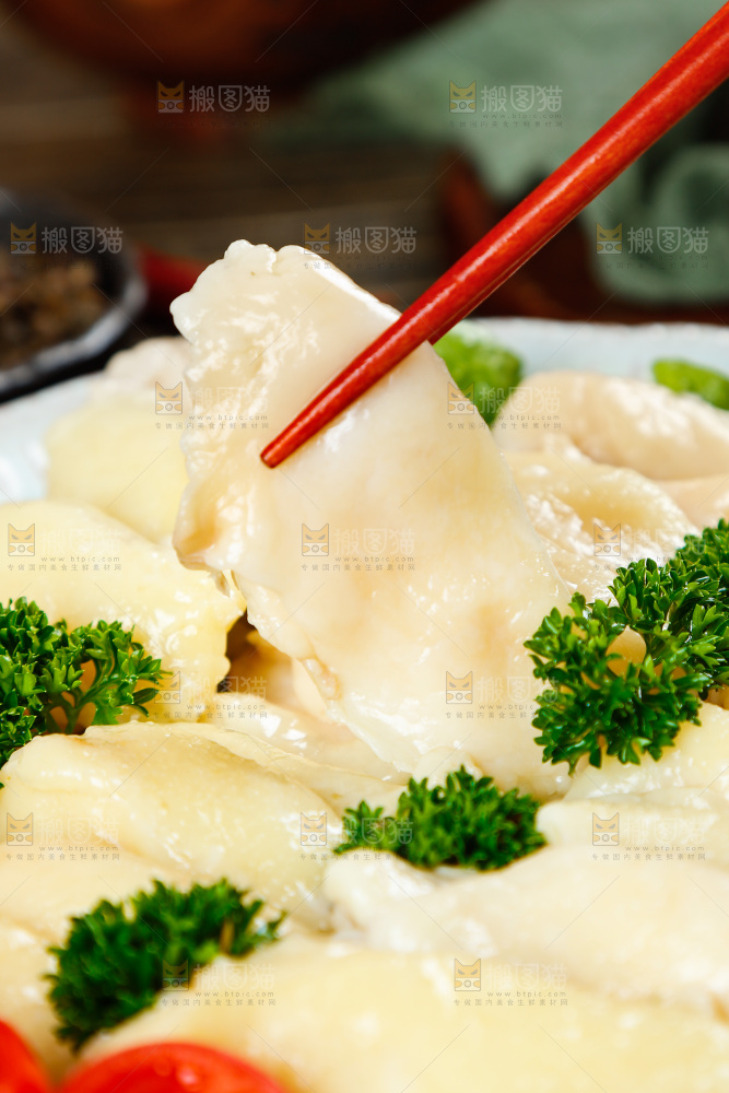 深底上的鸡油