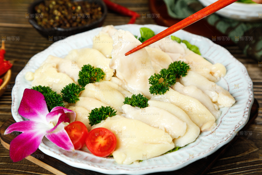 深底上的鸡油