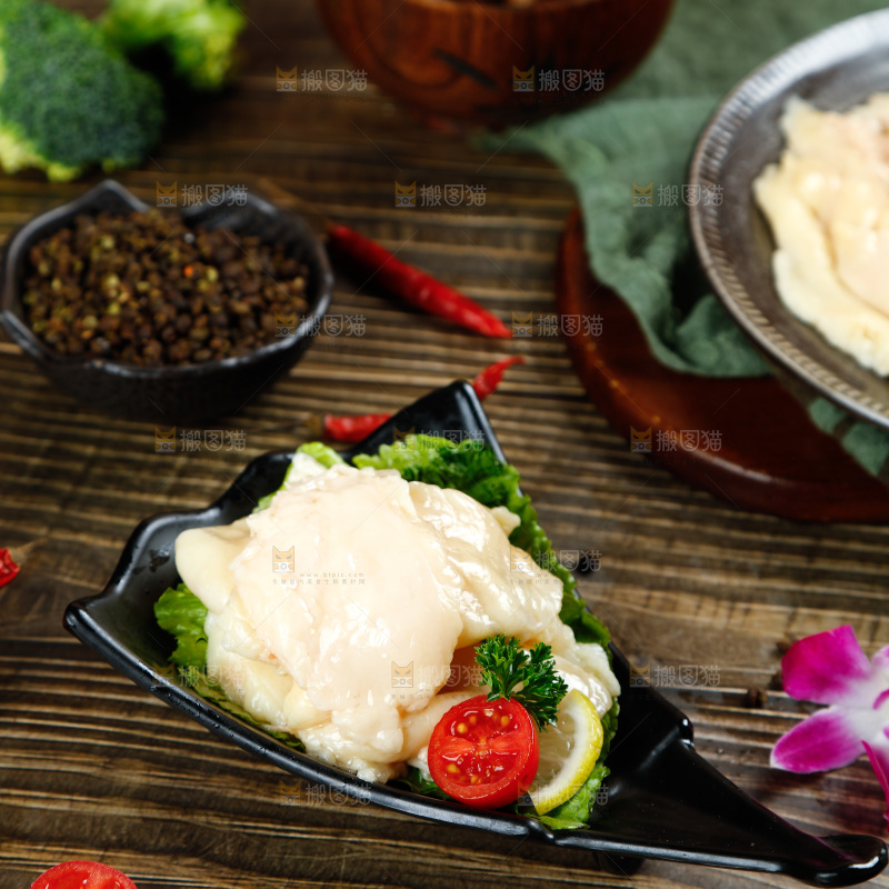 深底上的鸡油