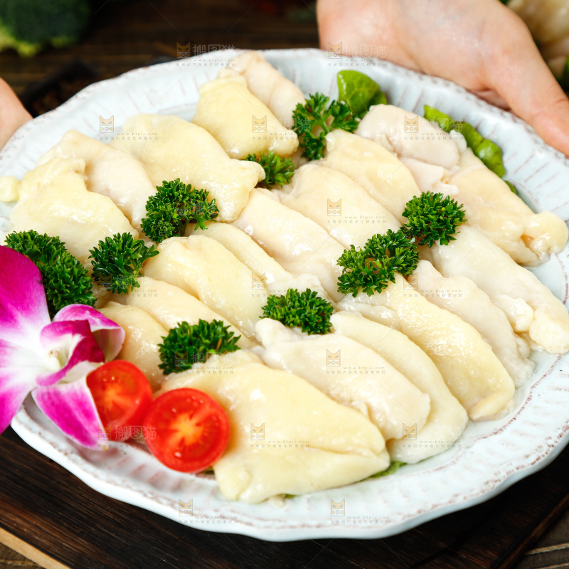 深底上的鸡油