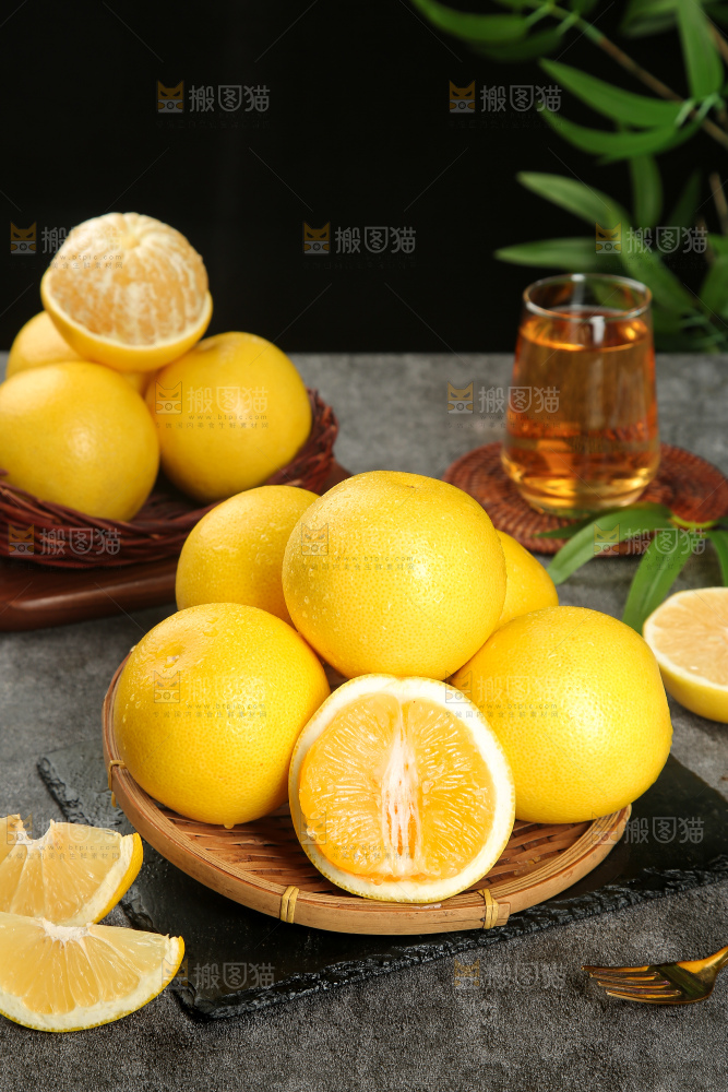 深底上的桔柚