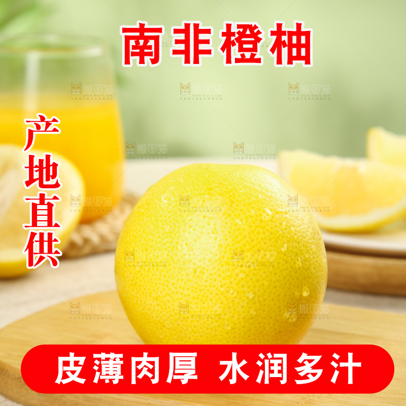 浅底上的南非橙柚