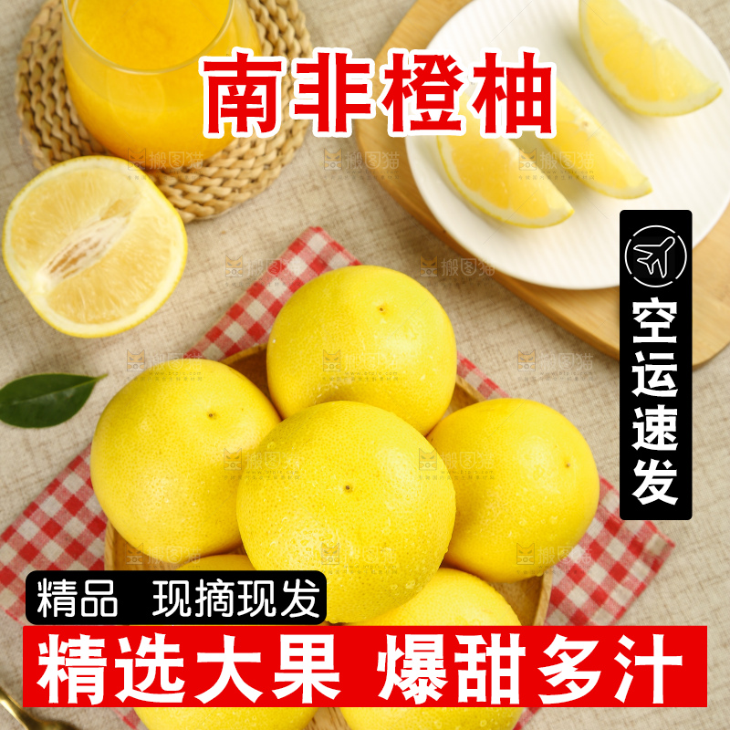 浅底上的南非橙柚