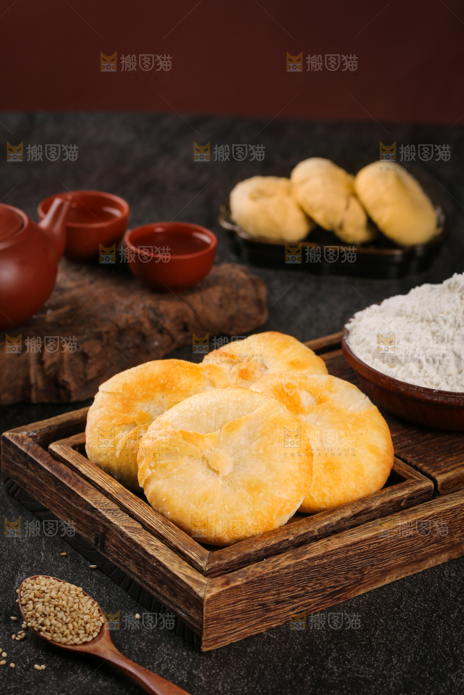深底上的苏氏月饼
