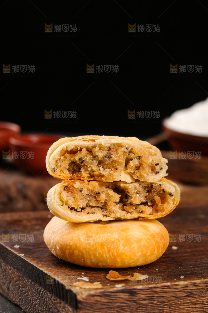 深底上的苏氏月饼