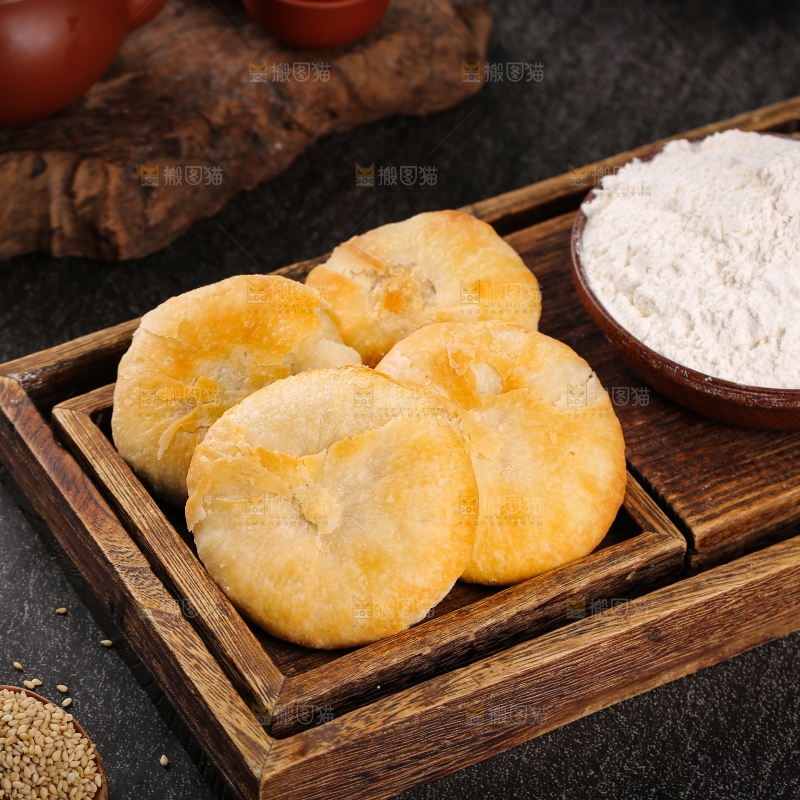 深底上的苏氏月饼