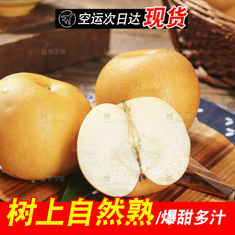 木底上的秋月梨