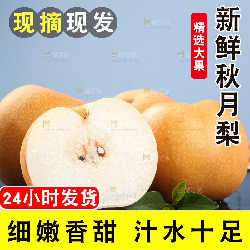 木底上的秋月梨