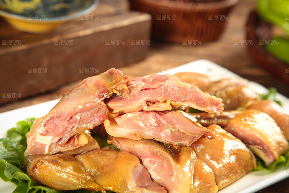 深底上的风干鸭