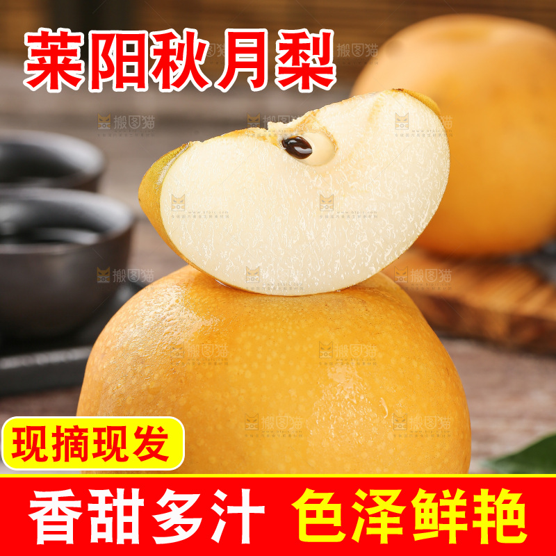 木底上的秋月梨