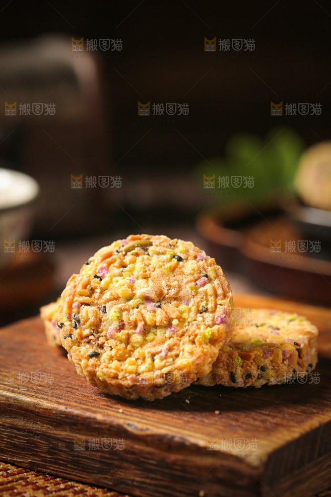 深底上的杂粮饼