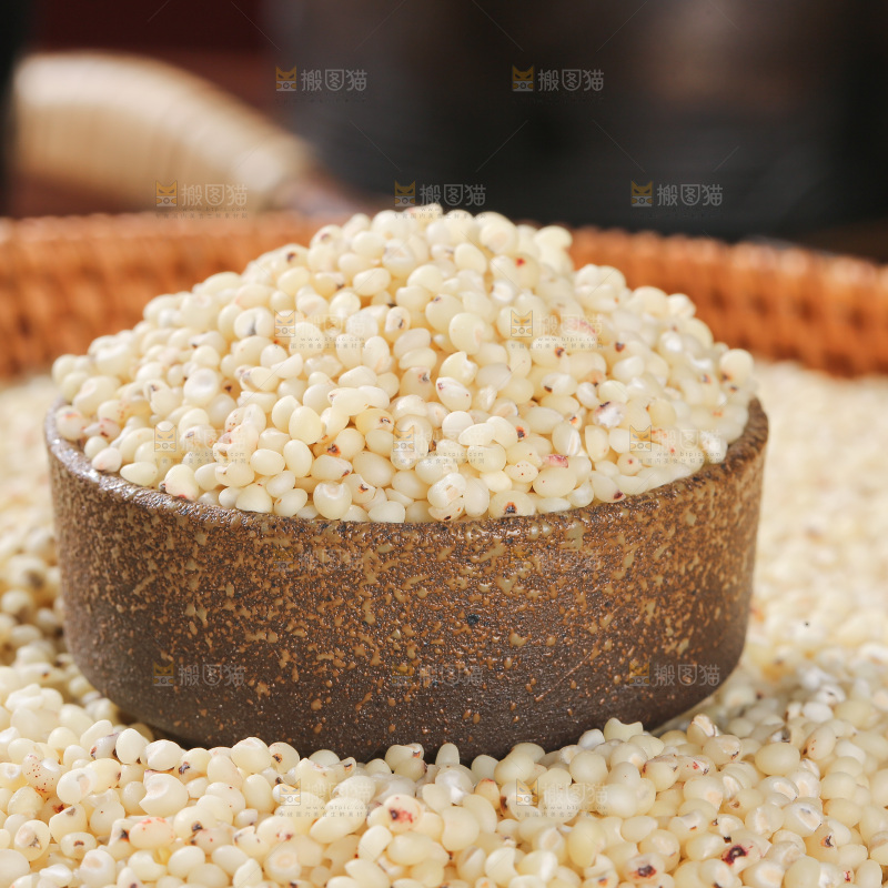 深底上的高粱米