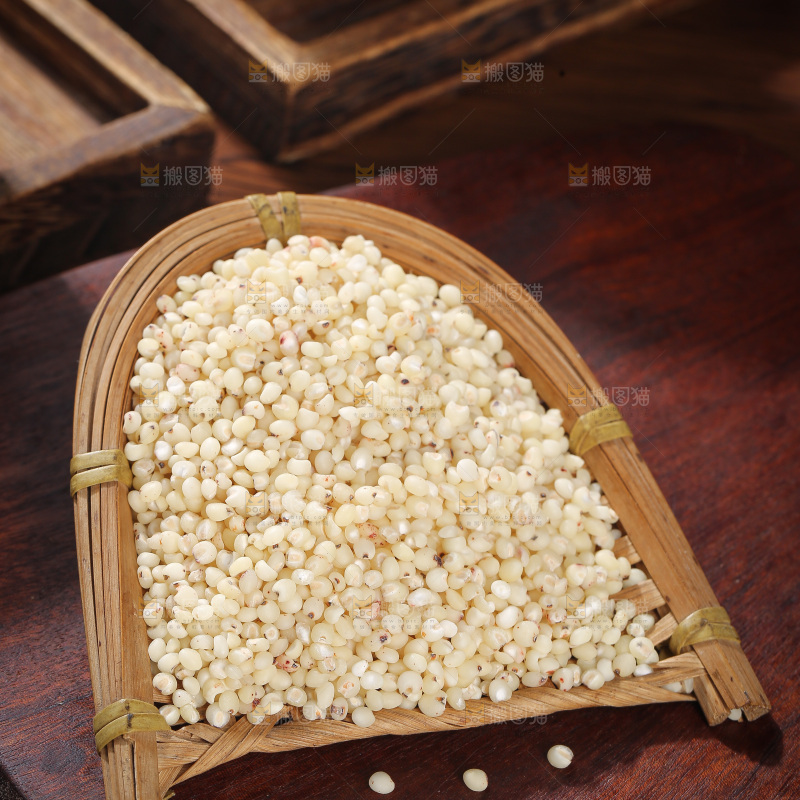 深底上的高粱米