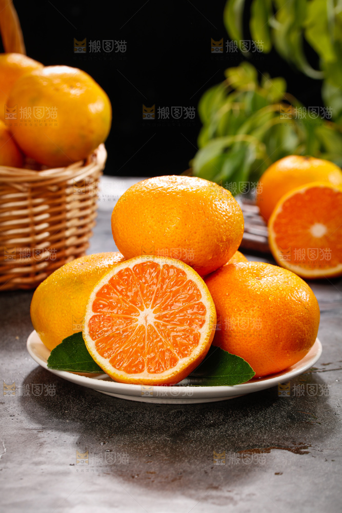 深底上的宜昌蜜桔