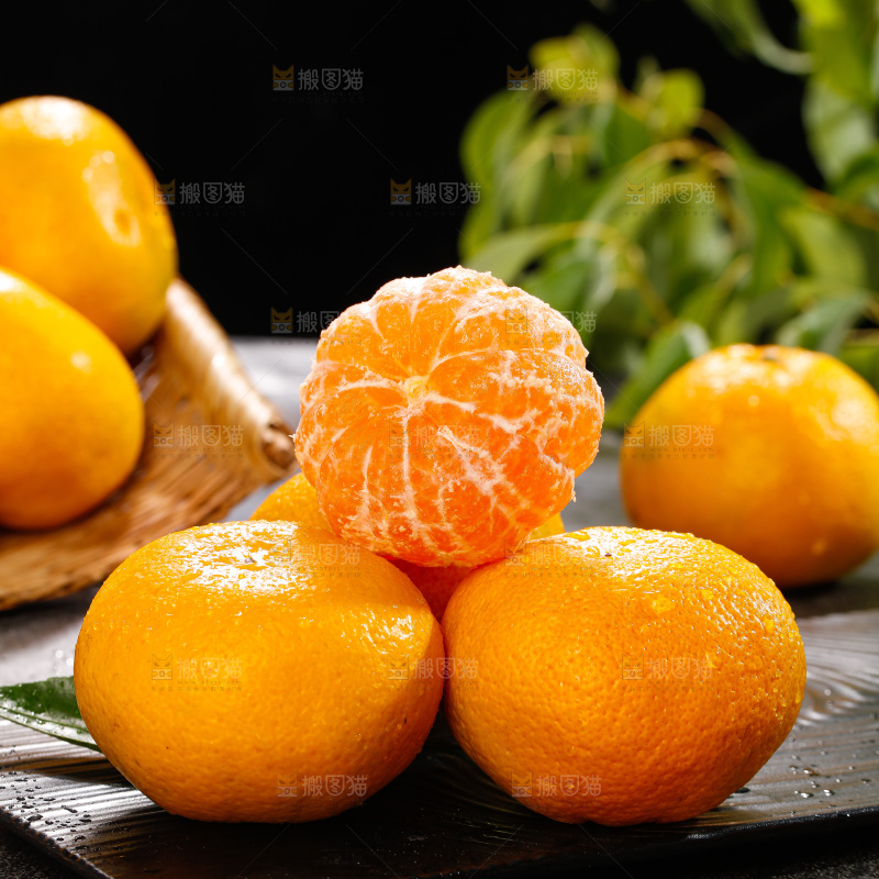 深底上的宜昌蜜桔